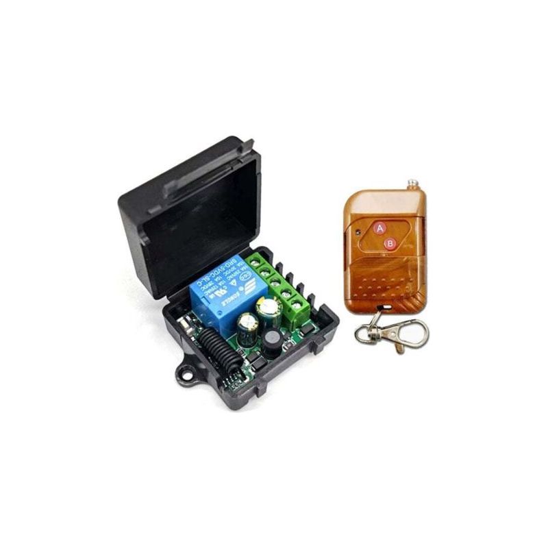 Green Mobility – Funkfernbedienungssystem (90–256 V) Mit Led-beleuchtung/lampe, Wasserpumpenabdeckung Und Druckknopf. Drahtloser Garagentor-transceiver, 433 Mhz, 1 Kanal, Moment