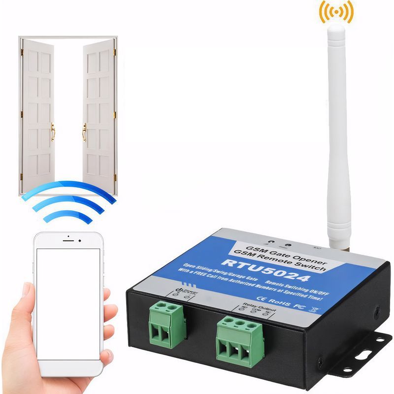 Gsm-toröffnerrelais Rtu5024, Frequenz 850/900/1800/1900 Mhz, Mehrbenutzer-zutrittskontrolle, Geeignet Für Aufzüge/garagen/maschinenräume, Fernsteuerung Über