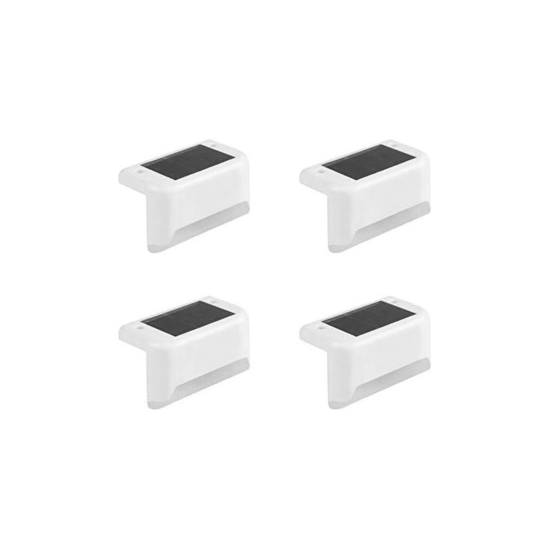 4er-set Led-solar-treppenleuchten – Für Den Außenbereich: Garten, Mauer, Zaun, Rasen, Landschaftsgestaltung, Treppenbeleuchtung