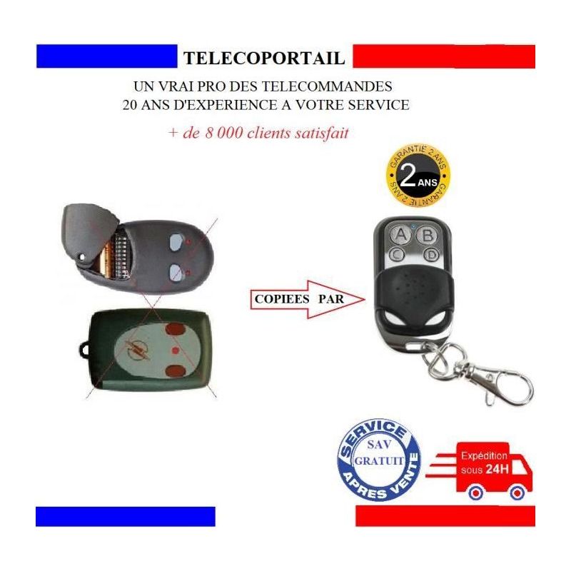 Monseigneur Tdr400 3845 3846 3847 Arc2 Arc4 433,92 Mhz Kopierfernbedienung