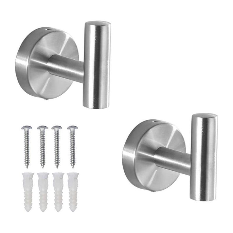 Ecleanfy - Handtuchhaken - Aimoonsa - 2er-set - Edelstahl 304 - Polierte Oberfläche - Wandmontage