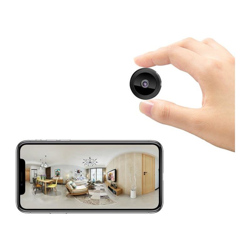 Ecleanfy – Mini-spionagekamera, Unsichtbar, Kabellos, 1080p, Mit Diskreter Fernbedienung Und Bewegungserkennung