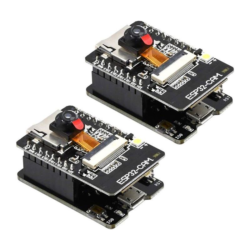 Ecleanfy – 2-teiliges Esp32-cam-mb Wireless Bluetooth Wifi Esp32 Dual-core Entwicklungsboard Mit 2640 Tf-kartenmodul Für Kamera