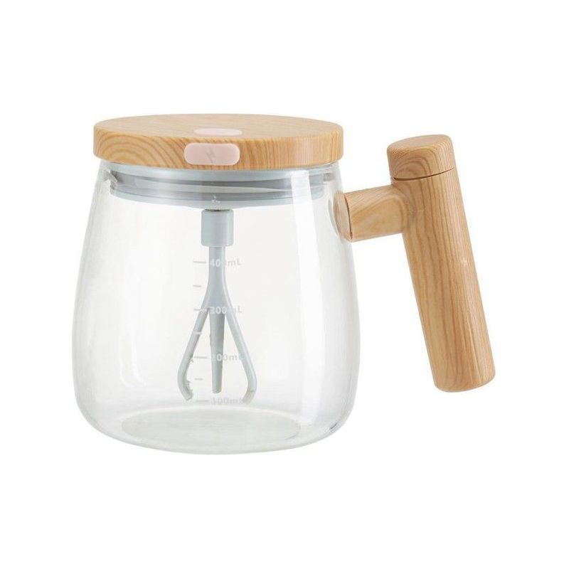 Ecleanfy – Automatischer Rührbecher: 400 Ml Elektrischer Becher, Tragbarer Hochgeschwindigkeits-magnetrührer Für Kaffee Und Milch