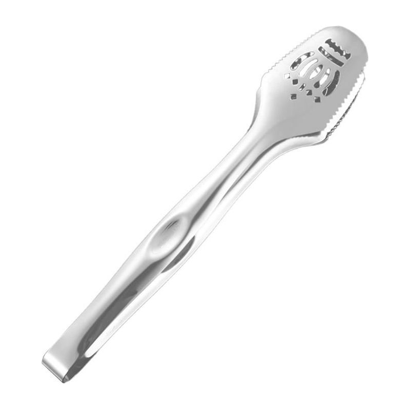Ecleanfy – Küchenzange Aus Edelstahl. Vielseitig Einsetzbar In Der Gastronomie, Zum Grillen, Für Pasta, Salate Und Zum Anrichten. Farbe: Silber.