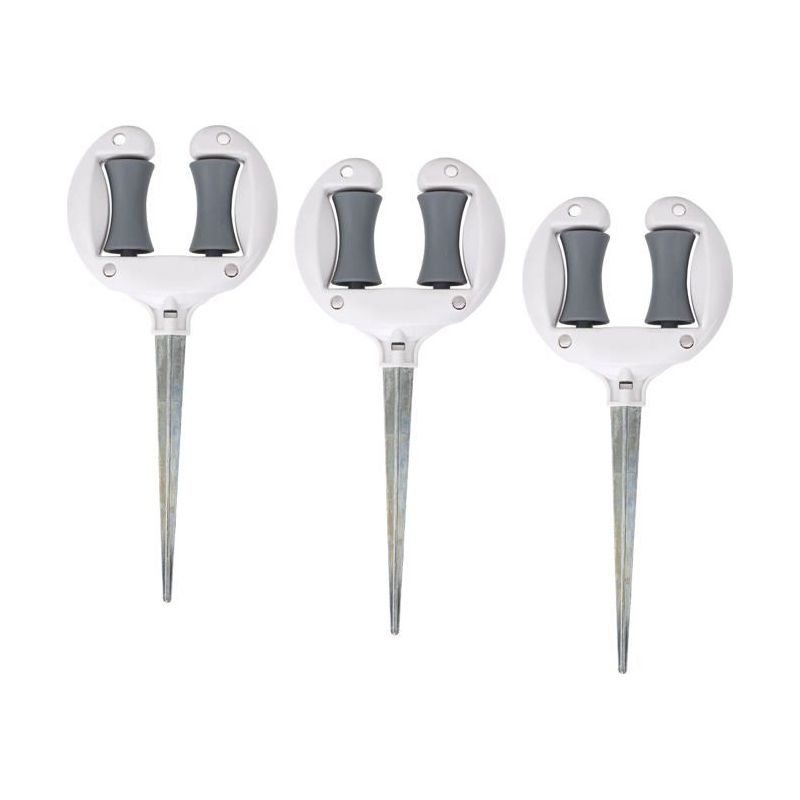 Ecleanfy - Schlauchführung - Aimoonsa - 27 X 12 Cm - Schwenkbare Rolle - Rostfreies Abs & Eisen - Für Den Garten