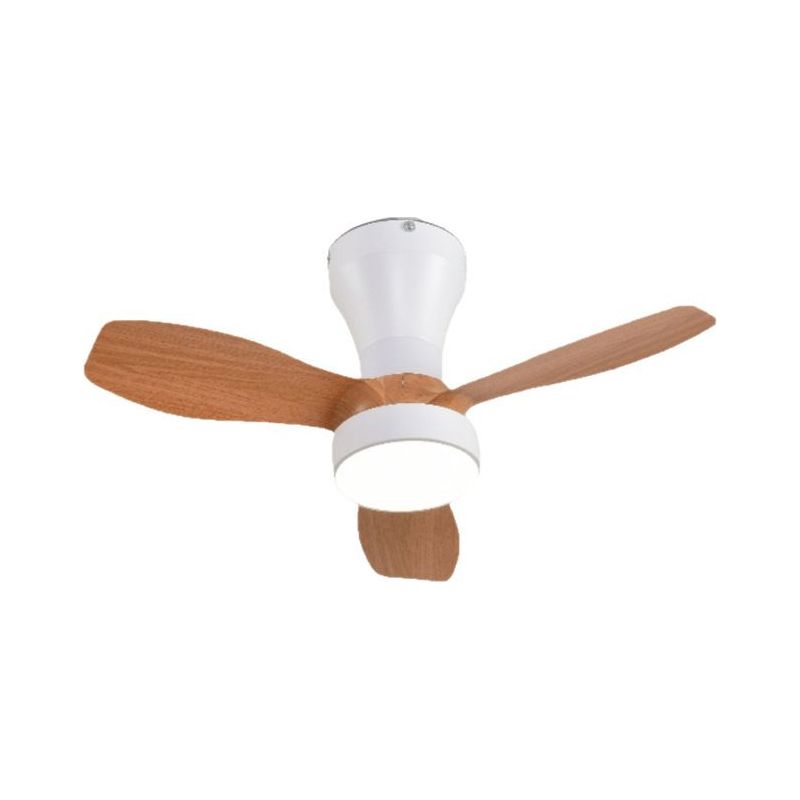 Ecleanfy - Integrierter Deckenventilator Mit Licht, Abnehmbarem Ventilator Und Aufhängung (61 Cm Durchmesser).