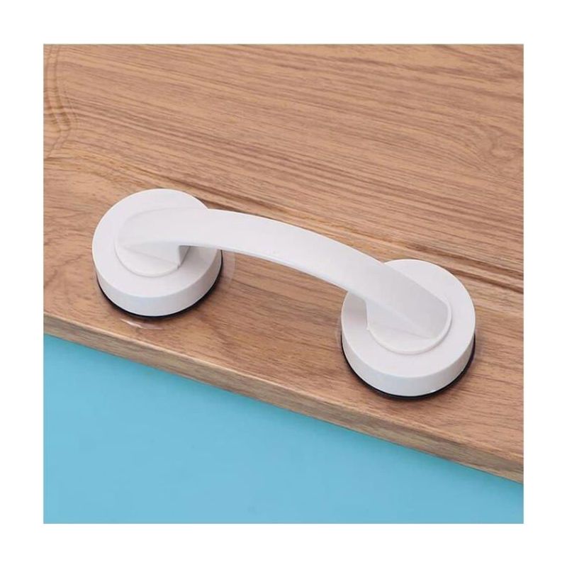 Ecleanfy - Aimoonsa Weißer Saugnapfgriff 7,5×2,5 Cm – Kein Bohren Erforderlich Für Türen, Fenster, Schubladen (tragkraft 7,5 Kg)