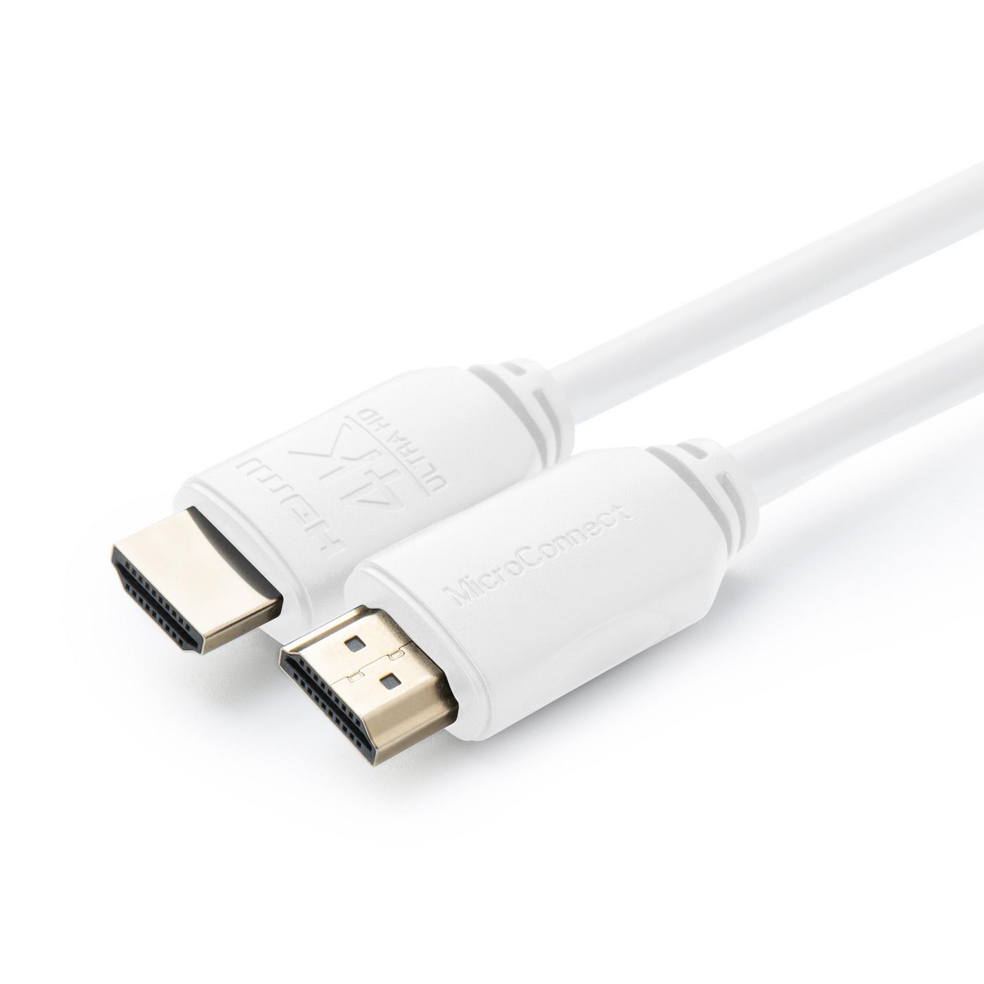 Microconnect Hdmi 4k-kabel, 1,5 M, Weiß, Mc-hdm19191.5v2.0wh