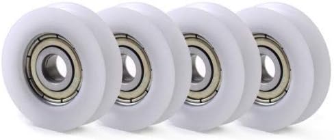10 Pcs Ou Nylon En Plastique Intégré 608 Roulements Billes De Gorge 6 30 10mm Poulie De Guidage