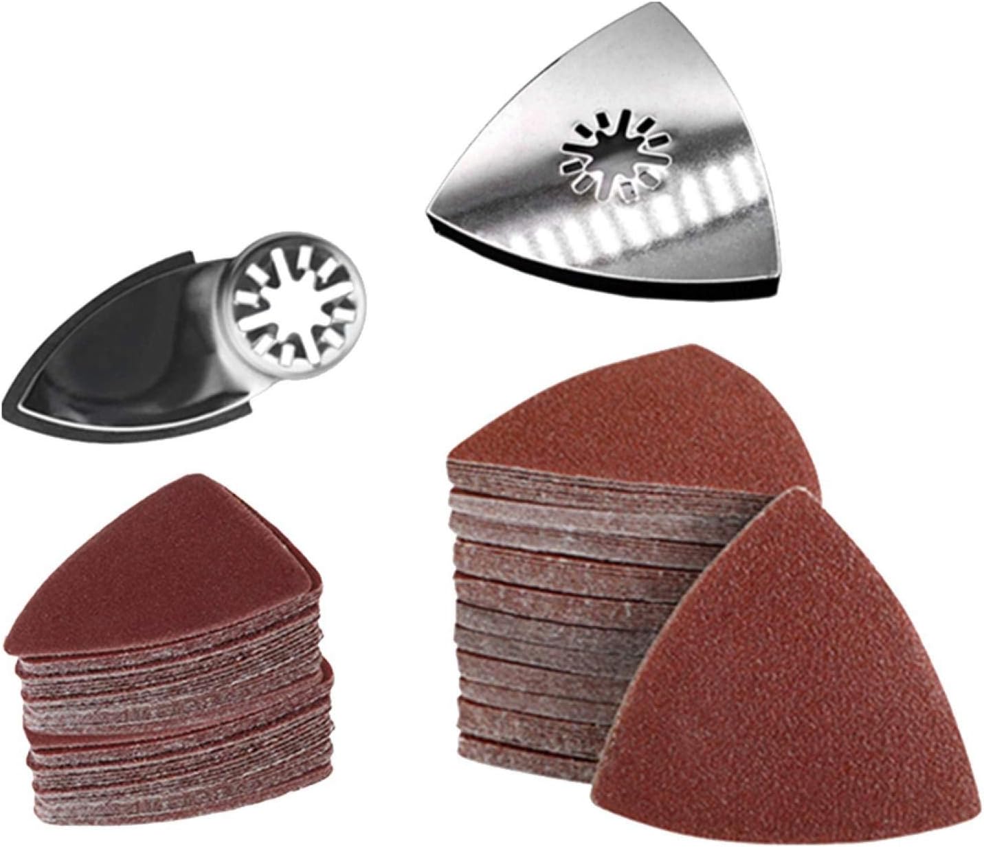 Lot De 102 Outils Oscillants En Papier De Verre, Lames De Scie Oscillante, Kit De Ponage Pratique, Outil Multifonction Multifonction (types : B)