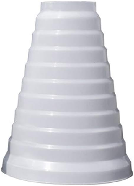 Réducteur Universel Amélioré Plus Épais Pour Systèmes De Ventilation 80/200mm De Diamètre Réducteur De Tuyau Rond En Pvc Utilisé Avec Climatisation Pour Conduits Et Ventilateurs D'Extraction (8–20 Cm)