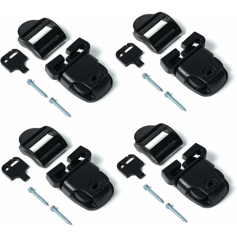 Kit De Réparation De Loquet De Couvercle De Spa De Remplacement, 4 Pièces, Avec Clés Et Vis, Accessoires De Sangle De Couvercle De Spa,