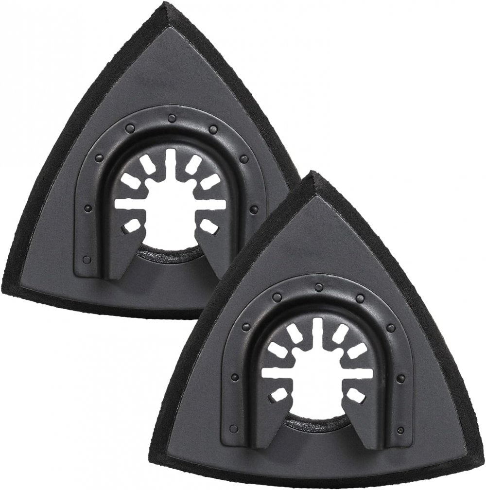 Patins De Ponage Triangulaires 80mm - Plateau De Ponage Pour Outil Multifonction Oscillant Pour Ponage Du Bois, 2 Pices