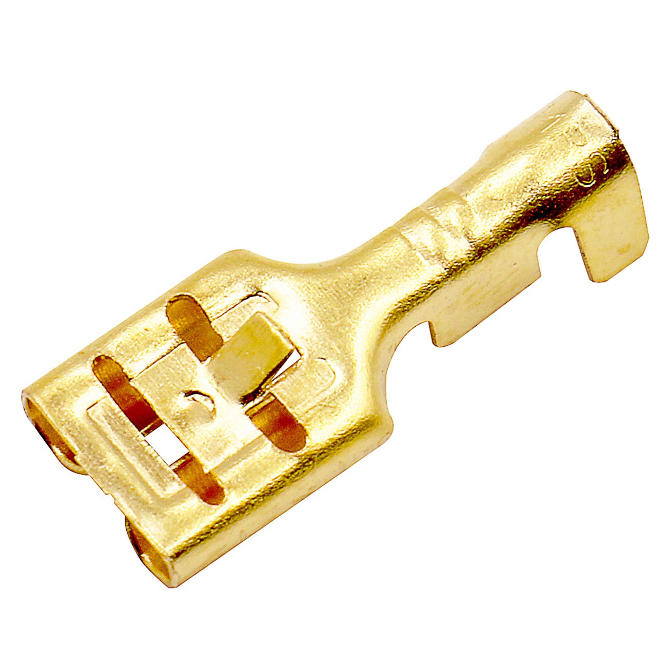 Lot De 100 Cosses À Sertir Femelles À Épissure Rapide 6,3 Mm Non Isolées