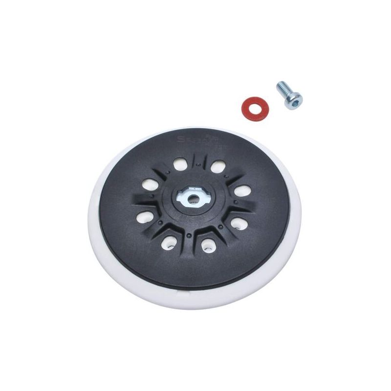 Fenoplasticaplateau De Ponçage À 8 Trous De 150 Mm (6 Pouces) Compatible Avec Les Ponceuses Orbitales Bosch Festool Ets 150, Ets Ec 150, Lex 150, Wts 150/7 498987 (flexible)