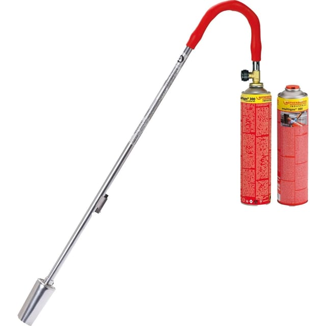 Rothenberger Industrial Breitstrahlbrenner Turbo Plus Inkl. 2x Multigas (je 600 Ml) - 1500005296