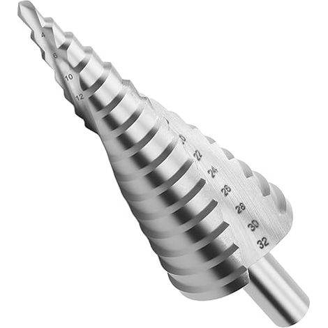 Metallfräser 4–32 Mm, 15-stufiger Metallfräser, Professionelle Hss-dreieckfräser, 10-mm-schaft, Für Elektrische Bohrmaschinen, Für Metall, Stahl, Holz, Messing, Aluminium Und Kunststoff