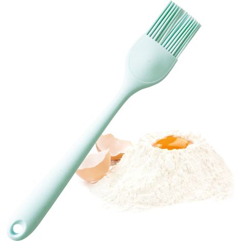 Silikon-backpinsel – 27,2 X 4,4 Cm – Hitzebeständig & Kratzfest – Lebensmittelpinsel – Hellgrün