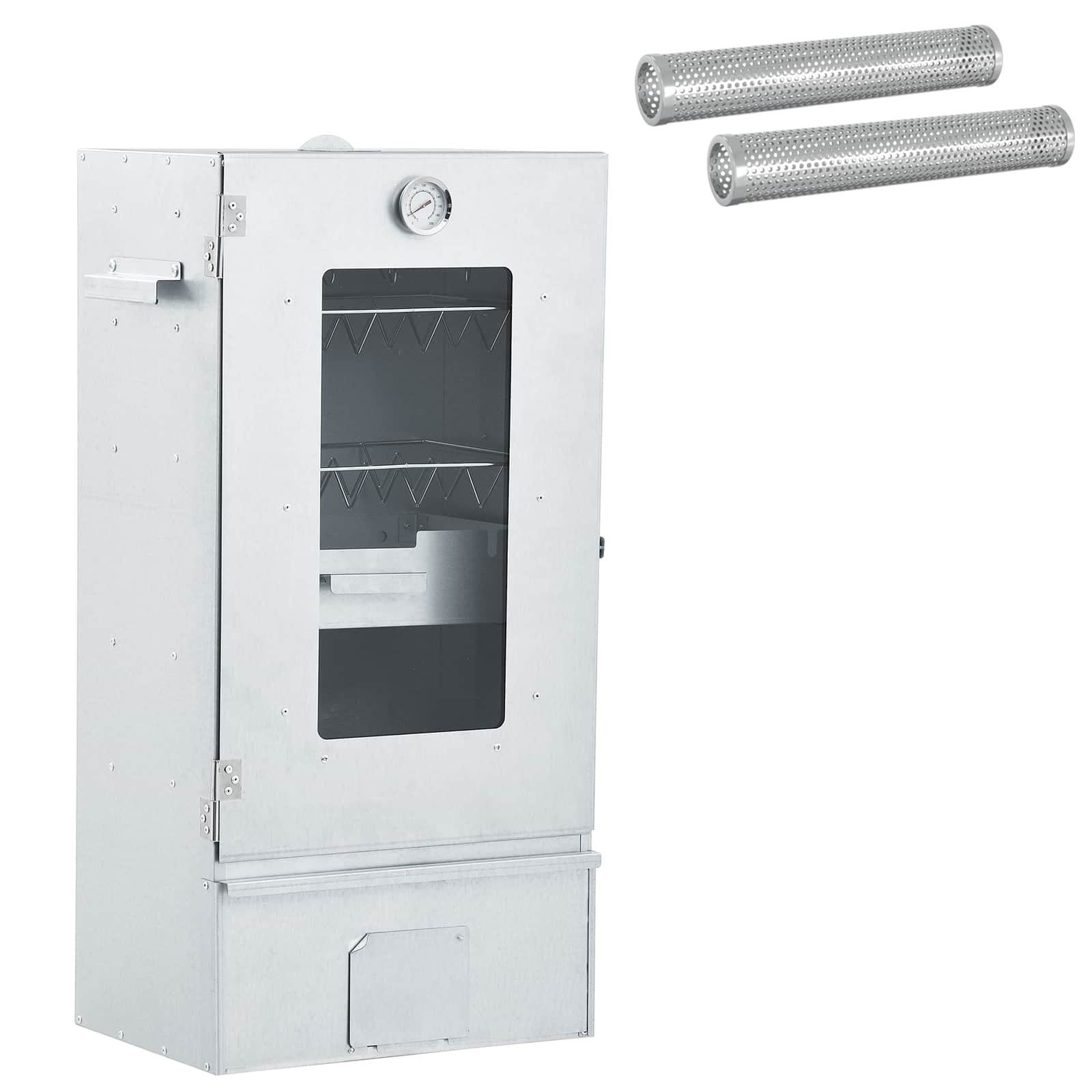 Vidaxl Cold Smoker With Smoker Tube 44.5 X 29 X 83 Cm Galvanised Steel
