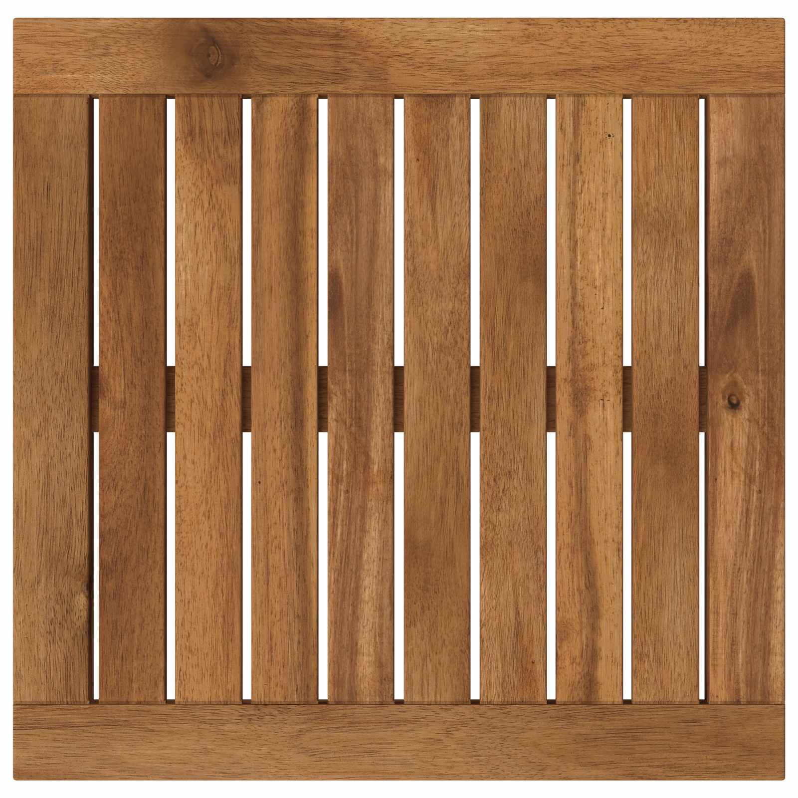 Vidaxl Table Top 40.5 X 40 X 2 Cm Rectangular Solid Acacia Wood