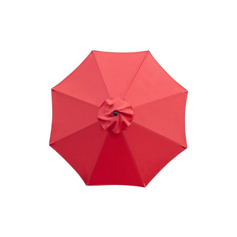 Ersatzdach Für 3-m-sonnenschirme – Doppellagiges Polyestergewebe – Wasserdicht Und Uv-beständig – Passend Für 8-streben-sonnenschirme – Rote Farbe