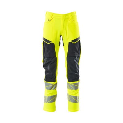 Accelerate Safe Warnschutz-stretchhose 19479 Gr. 76c48 Hi-vis Gelb/schwarzblau - Mascot