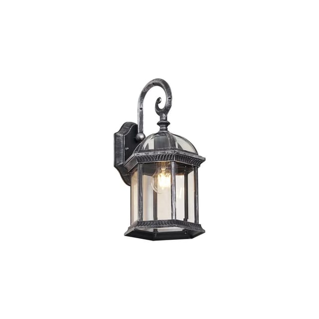 Klassische Außenwandleuchte Antik Silber Ip44 - Glasgow