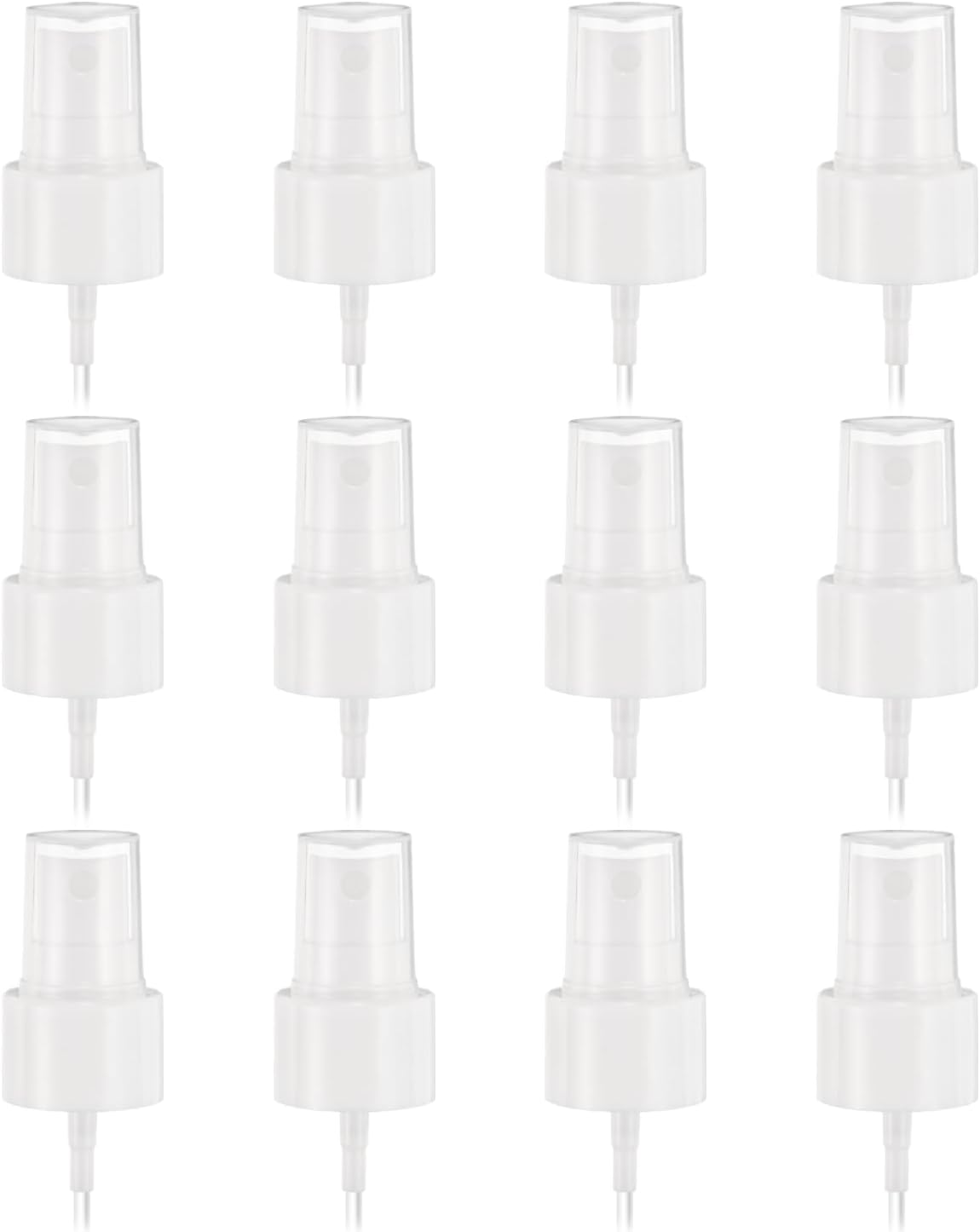 Sprühdüsen – 12 Stück – Weißer Kunststoff – Feiner Nebel 24/410 – Für Kosmetik Und Parfüm – Durchmesser 24 Mm