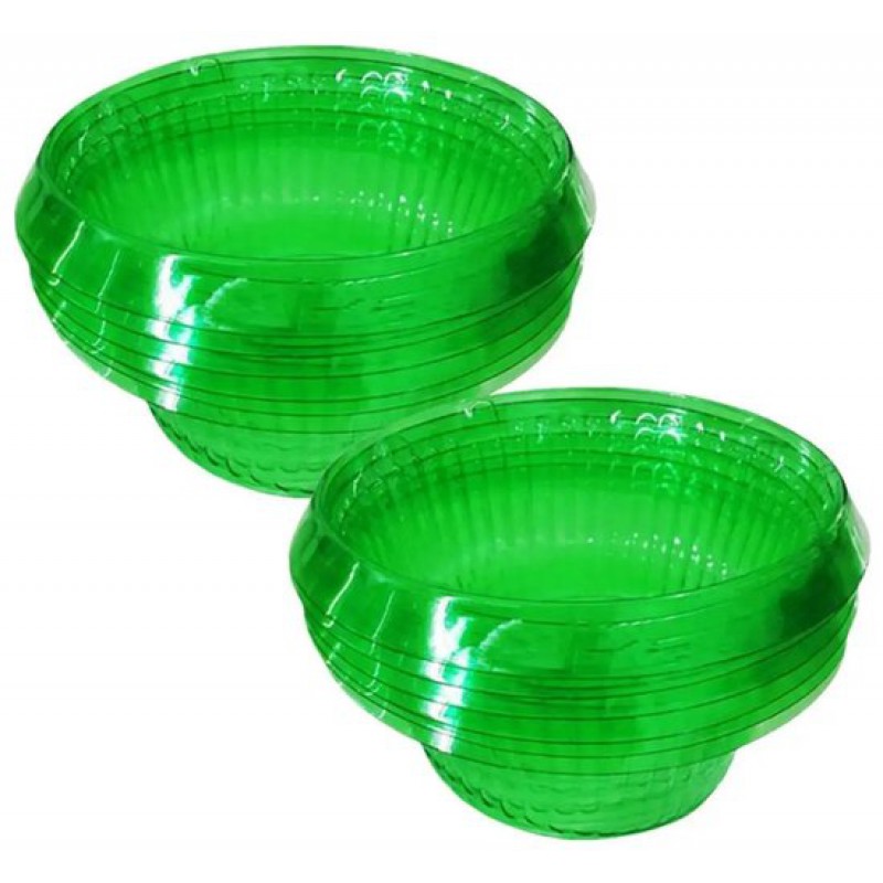 Schneckenhalsband – Schneckenbarriere – Schneckenschutzring – Für Salat Und Kohl, Schützt Die Pflanzen Vor Tieren – 12 × 24 Cm – Grün – 12er-packung