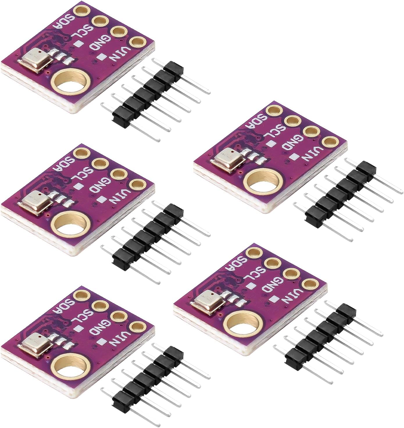 Bme 5v Digitale Barometermodule, 5 Stück, Gy-bme I2c Spi 5v Dc 1,8-5v Barometersensormodul, Kompatibel Mit Arduino Und Raspberry Pi