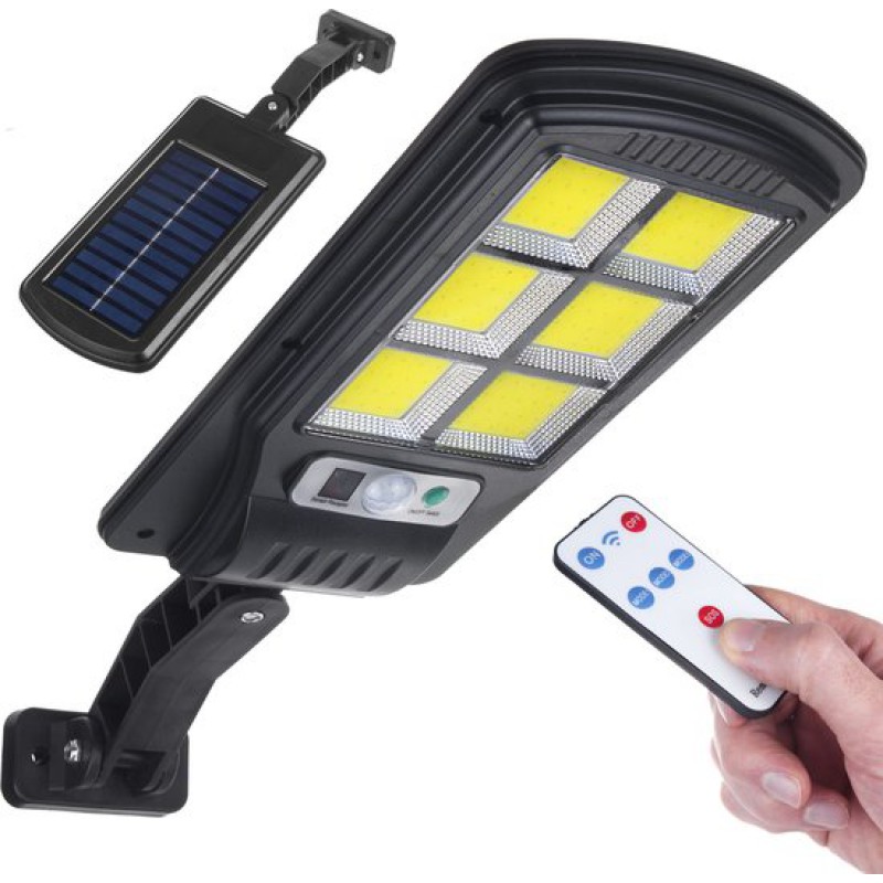 Led-lampe – Außenleuchte – Wandleuchte – Solarlampe – Solar-stehleuchte Mit Bewegungs- Und Lichtsensor – Ip54 – 4 W – 400 Lumen – 6500 K – Fernbedienung