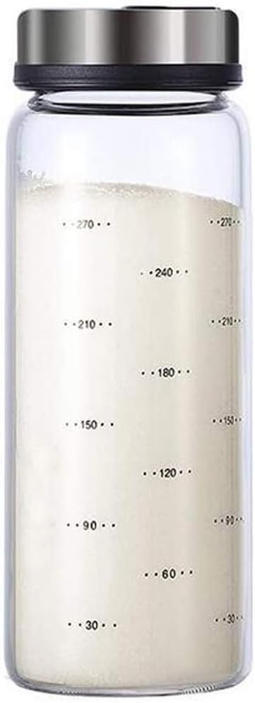 Salz- Und Pfefferstreuer – 2er-set – Glas Und Edelstahl – Dosierbar – Für Küche Und Tisch – 300 Ml