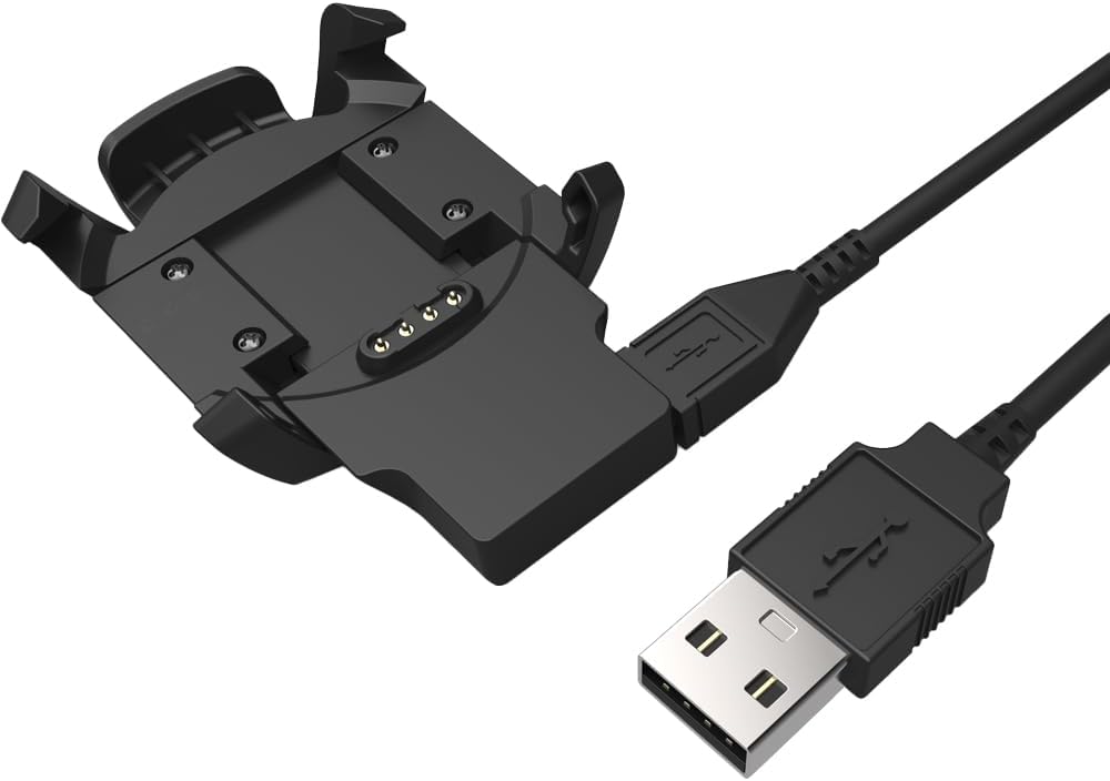 Ladegerät Kompatibel Mit Garmin Fenix 3, Fenix 3 Sapphire, Fenix 3 Hr, Quatix 3, Tactix Bravo, D2 Bravo Smartwatch – 100 Cm Langes Usb-ladekabel – Zubehör Für Fitness-tracker