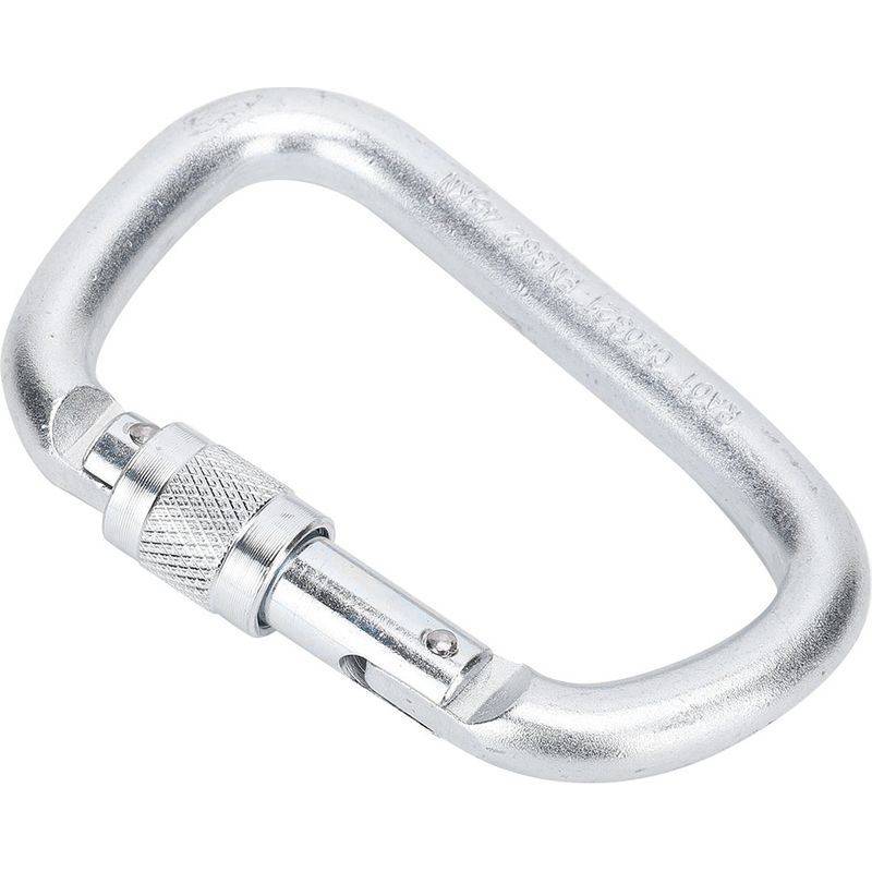 45 Kn D-förmiger Karabiner, Kohlenstoffstahl, Sicherheitsschlaufe Zum Abseilen Und Für Rettungseinsätze, Outdoor-ausrüstung