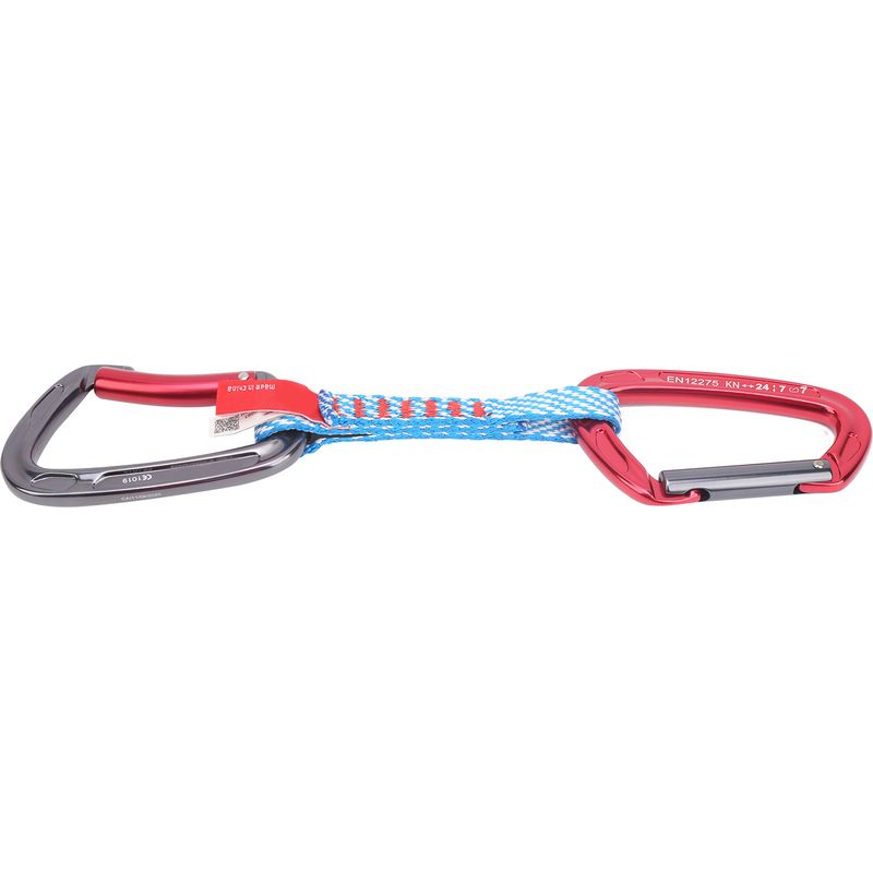 Camnal Outdoor-kletterausrüstungsset: Gerade Und Gebogene Karabiner Mit Schraubverschluss, 27 Cm