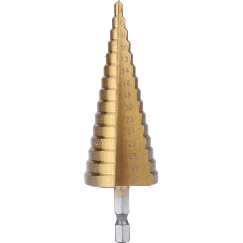 Hochwertiger Konischer Hss-titanbohrer, Stufenreibahle Mit Großem Durchmesser 4–32 Mm