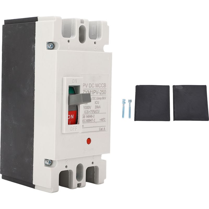 Kompakter 200-a-leistungsschalter Mit Solarbatterieschutz, 2-poligem Schalter, 1000 V Dc