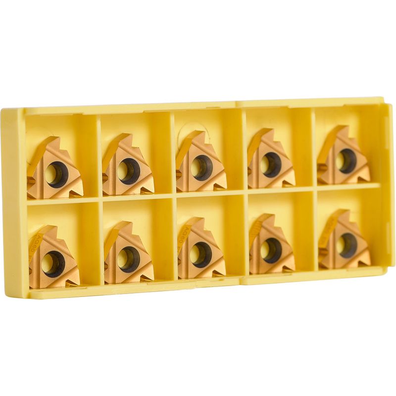 Satz Mit 10 Hartmetall-wendeschneidplatten Für Cnc-drehmaschinen, Verpackte Schneidwerkzeuge, Dreheinsätze