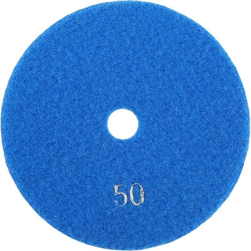 Packung Mit 50 Diamantpolierscheiben (125 Mm / 5 Zoll) Für Granit, Marmor Und Beton – Nassschleifscheiben