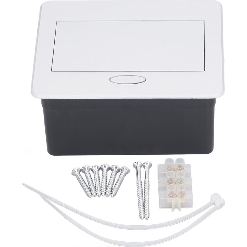 2500-w-16-a-ac250-v-unterputzsteckdose Mit 2 Eu-2-pin-steckdosen Und 2 Usb-anschlüssen, Wasserdicht Und Versenkbar Für Die Montage Auf Der Arbeitsplatte – Unterputz-unterputzsockel