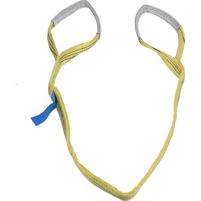 3-tonnen-flachhebegurt Aus Hochfestem Pes-gurtband, Kranzubehör, 75 Mm Breit, 4 Meter Lang