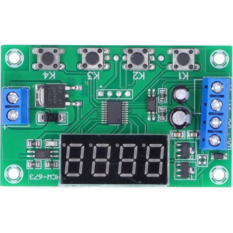 Circuit Imprimé Monocanal Avec Temporisateur De Déclenchement, Module De Commande À Tube Mos, Relais 7-24 V