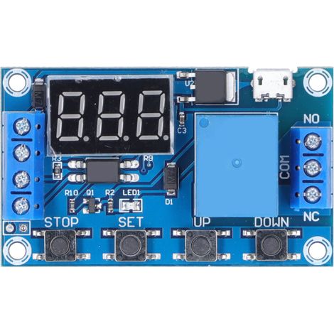 Module Relais Cc 6-30 V, Temporisateur De Coupure Programmable, Déclencheur De Déconnexion, Interrupteur Opto-isolateur, Carte De Commutation