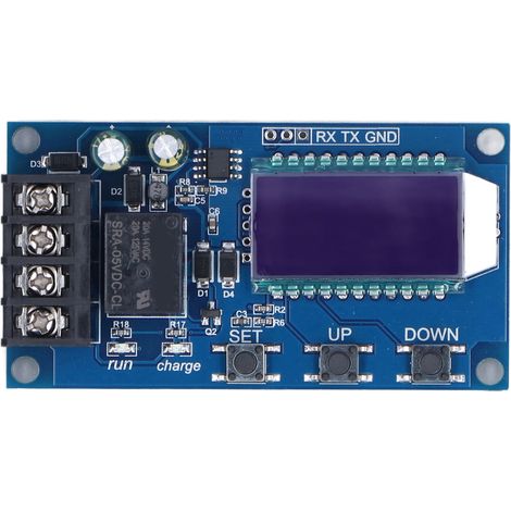 Module De Contrôle De Charge De Batterie Au Lithium, Interrupteur De Protection Numérique Contre Les Surcharges Pcb Dc6-60v
