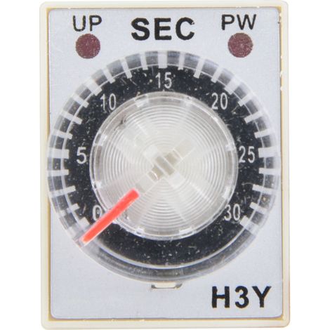 Relais Temporisé 24 V Dc, Minuterie De Retard H3y-2, Interrupteur De Commande 30 S