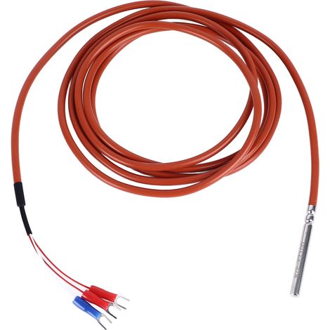 Sonde De Capteur De Température 2m, Molette Étanche En Acier Inoxydable Pt100 -50-350 ℃, Résistance Thermique
