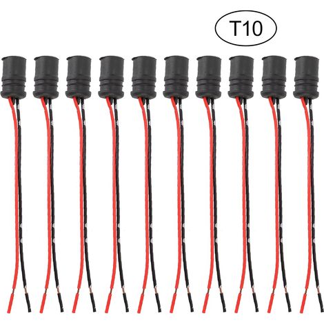 Douille D'Ampoule, Connecteur De Lumière Souple 10 Pièces/ensemble Pour Vélos De Voiture