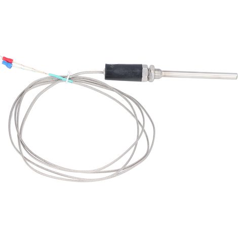 Capteur Thermocouple De Type K, Capteur À Fil Blindé En Nichrome Avec Tige Droite De 100 Mm