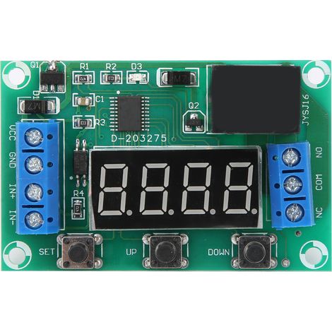 Module De Relais Temporisé Yx-sj13 20a, Carte De Contrôle De Cycle De Temporisation, 31 Modes De Fonctionnement (24v)